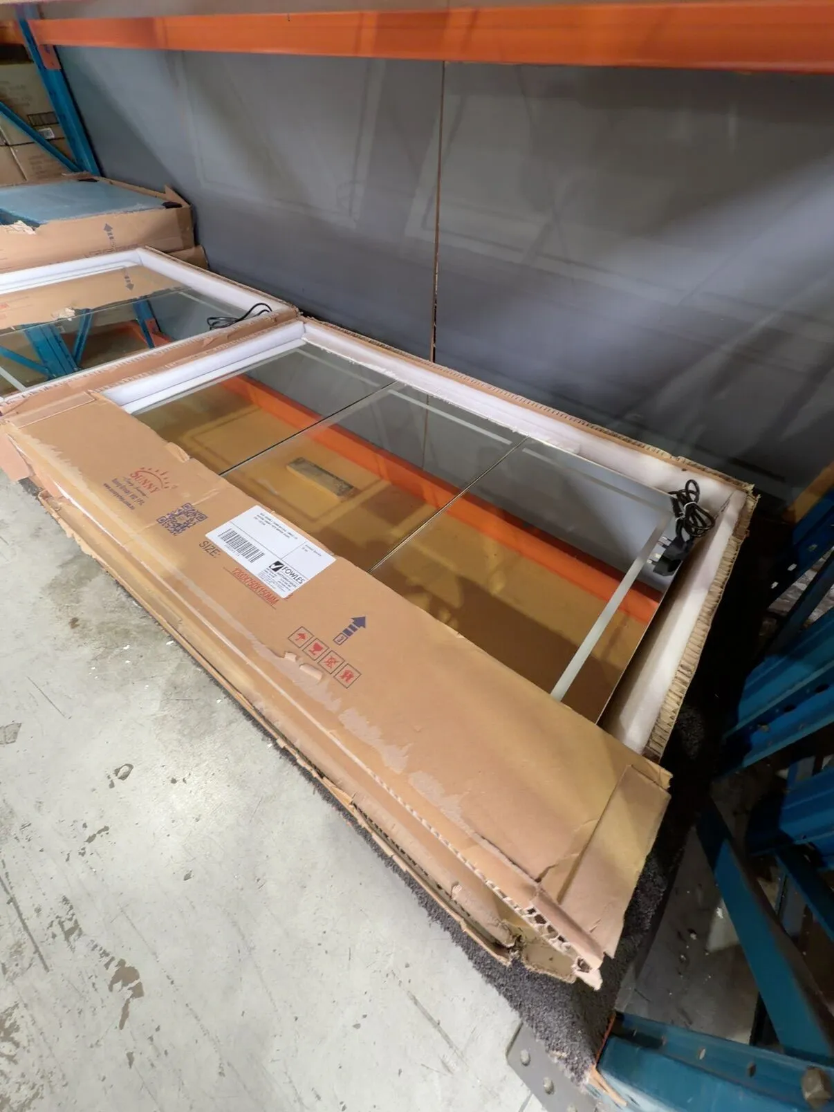 NEW 1200MM X 750MM NATURAL TIMBER SHAVING CABINET WITH MIRROR DOORS, PSH-12075A8 **HAS LED LIGHTS BUT THEY ARE FAULTY/INTERMITTENT, SOLD AS MIRROR SHAVING CABINET ONLY** NEW 1200MM X 750MM NATURAL TIMBER SHAVING CABINET WITH MIRROR DOORS, PSH-12075A8 **HAS LED LIGHTS BUT THEY ARE FAULTY/INTERMITTENT, SOLD AS MIRROR SHAVING CABINET ONLY**