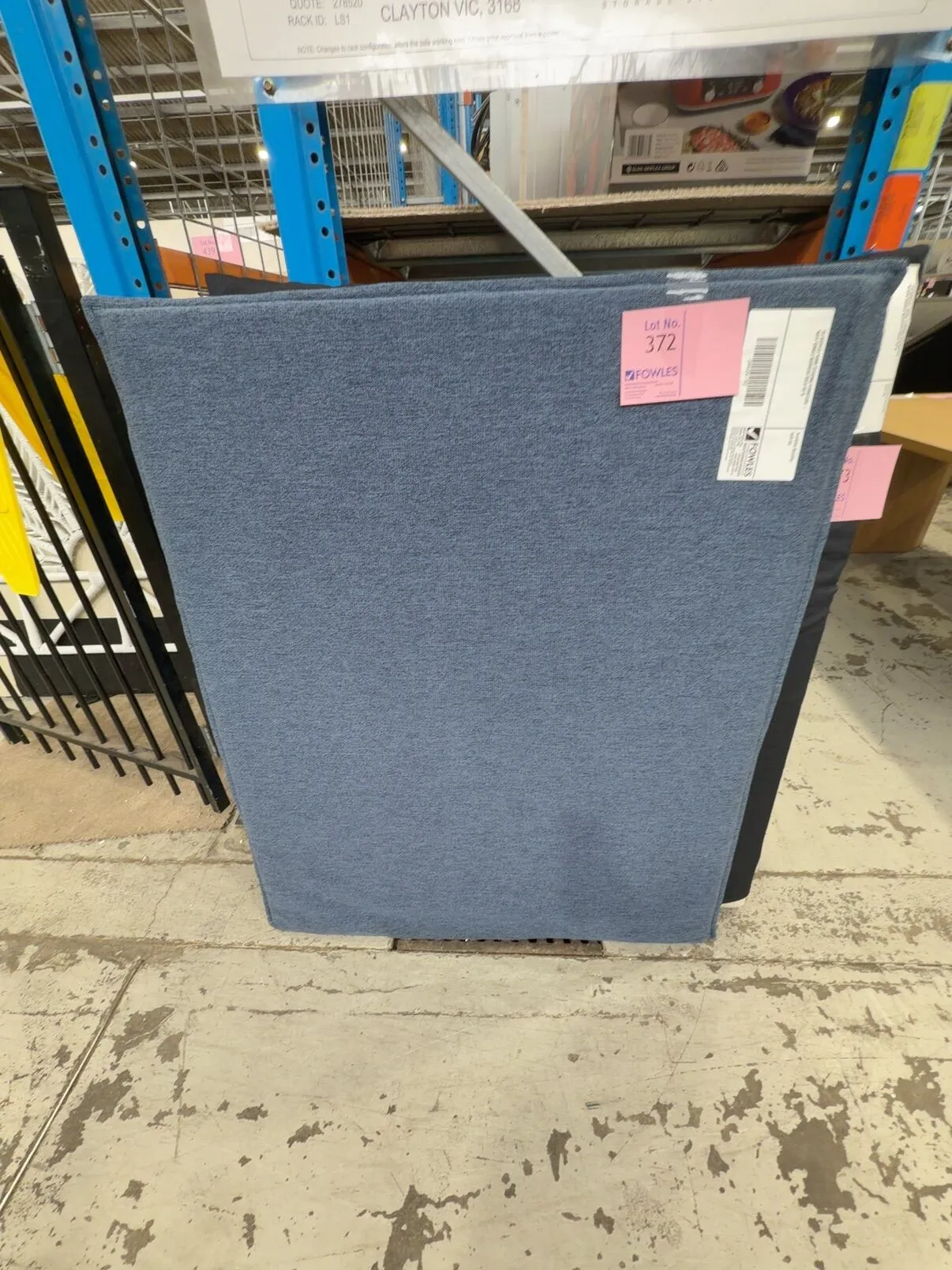 EX DISPLAY HOME STAGING FURNITURE - NAVY SINGLE BEDHEAD SOLD AS IS EX DISPLAY HOME STAGING FURNITURE - NAVY SINGLE BEDHEAD SOLD AS IS