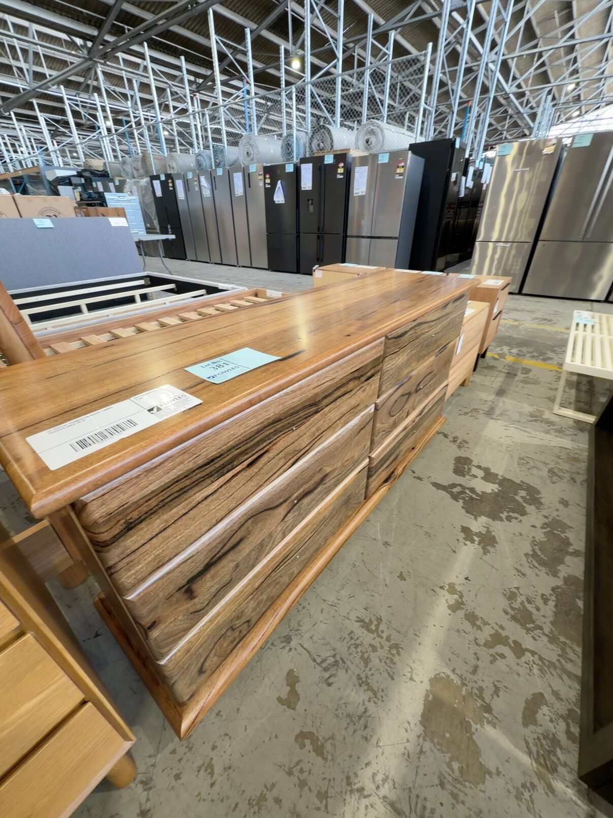 EX DISPLAY PEMBERTON MARRI TIMBER DRESSER SOLD AS IS EX DISPLAY PEMBERTON MARRI TIMBER DRESSER SOLD AS IS