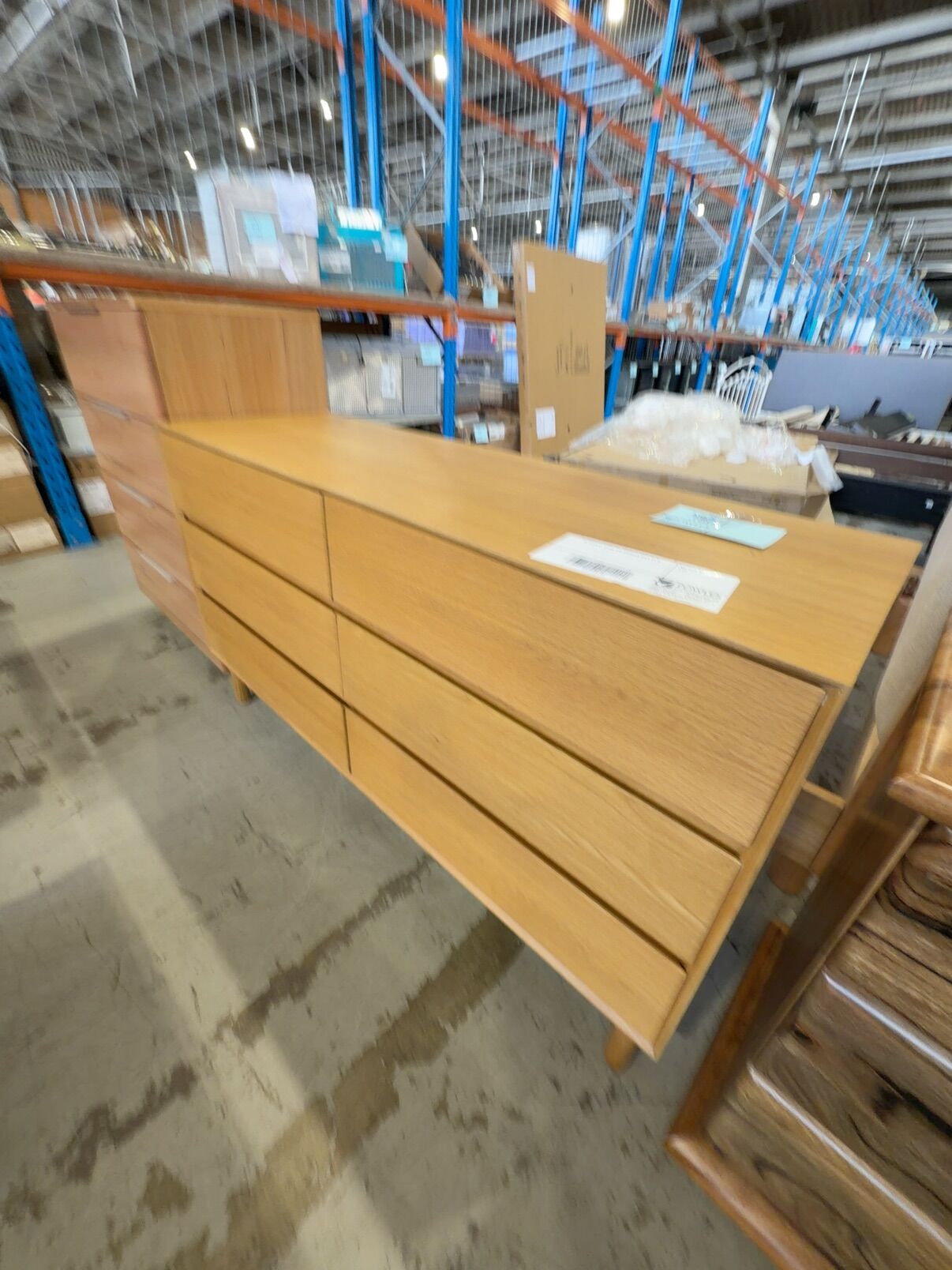 EX DISPLAY EVANS OAK DRESSER SOLD AS IS EX DISPLAY EVANS OAK DRESSER SOLD AS IS