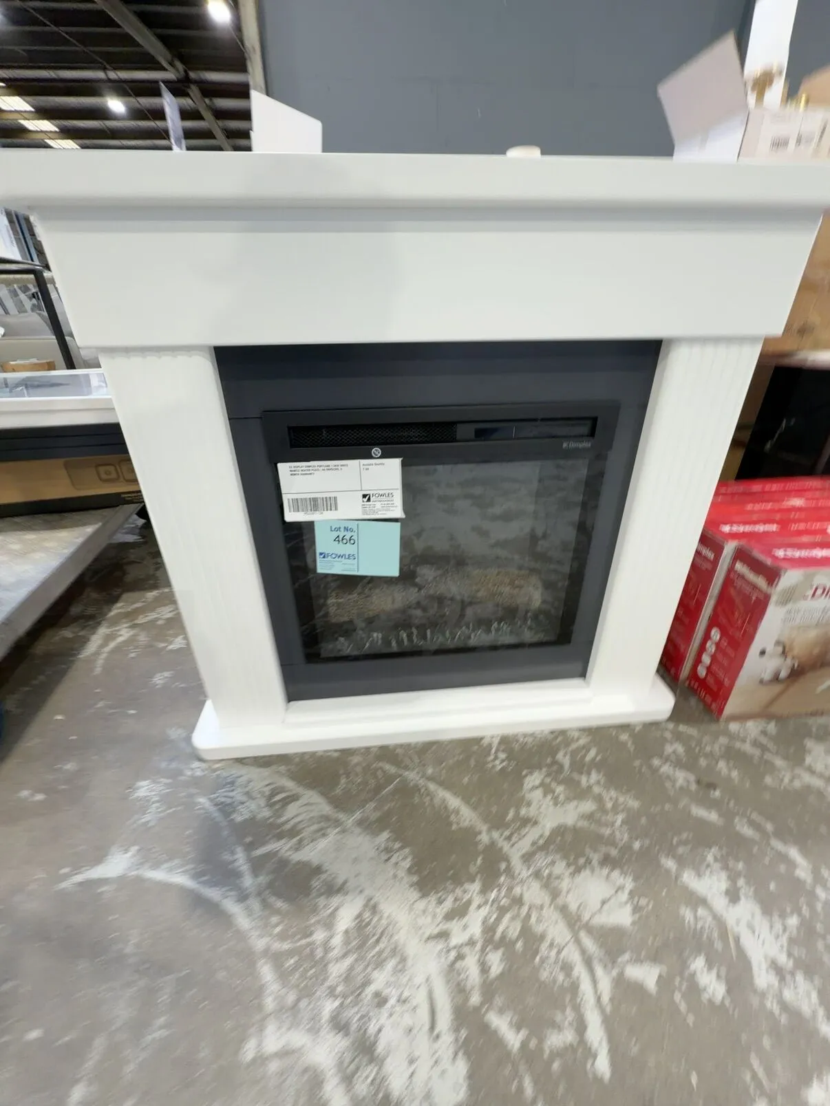 EX DISPLAY DIMPLEX PORTLAND 1.5KW WHITE MANTLE HEATER PLD23-AU RRP$2399, 3 MONTH WARRANTY EX DISPLAY DIMPLEX PORTLAND 1.5KW WHITE MANTLE HEATER PLD23-AU RRP$2399, 3 MONTH WARRANTY