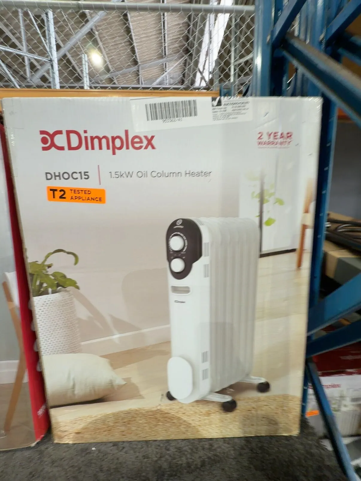 BOX DAMAGE STOCK - DIMPLEX DHOC15 OIL COLUMN HEATER 1.5KW, 3 MONTH WARRANTY BOX DAMAGE STOCK - DIMPLEX DHOC15 OIL COLUMN HEATER 1.5KW, 3 MONTH WARRANTY