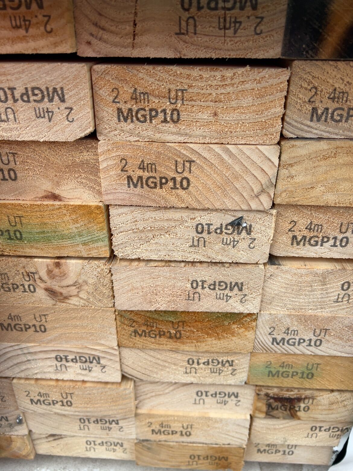 120X45 MGP10 PINE-42/2.4 (THIS PACK IS AGED STOCK AND SOLD AS IS) 120X45 MGP10 PINE-42/2.4 (THIS PACK IS AGED STOCK AND SOLD AS IS)