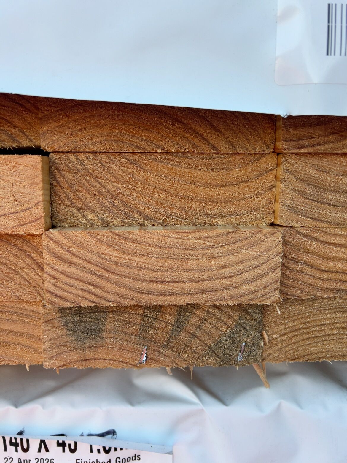 140X45 VE3 MGP10 TREATED PINE-40/1.8 (THIS PACK IS AGED STOCK AND SOLD AS IS) 140X45 VE3 MGP10 TREATED PINE-40/1.8 (THIS PACK IS AGED STOCK AND SOLD AS IS)