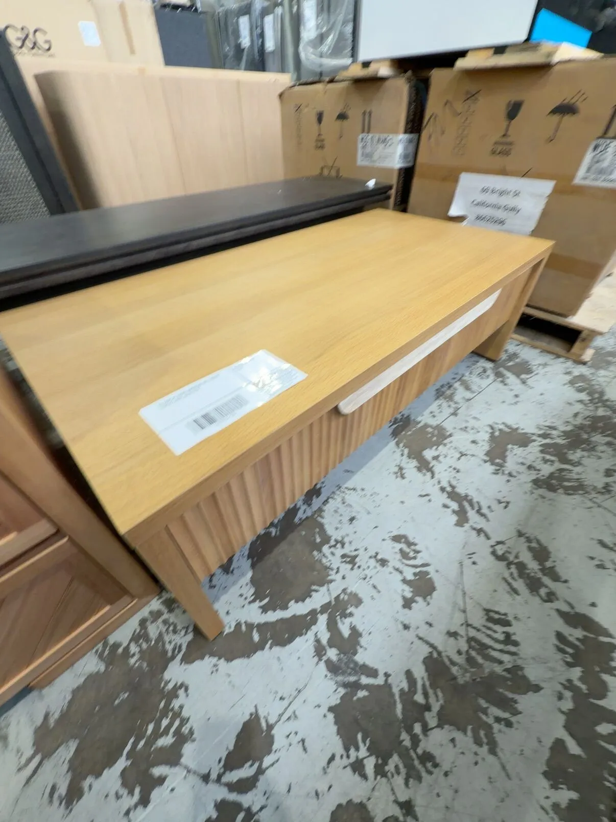 EX DISPLAY AVERY AMERICAN OAK 1300MM COFFEE TABLE, SOLD AS IS EX DISPLAY AVERY AMERICAN OAK 1300MM COFFEE TABLE, SOLD AS IS