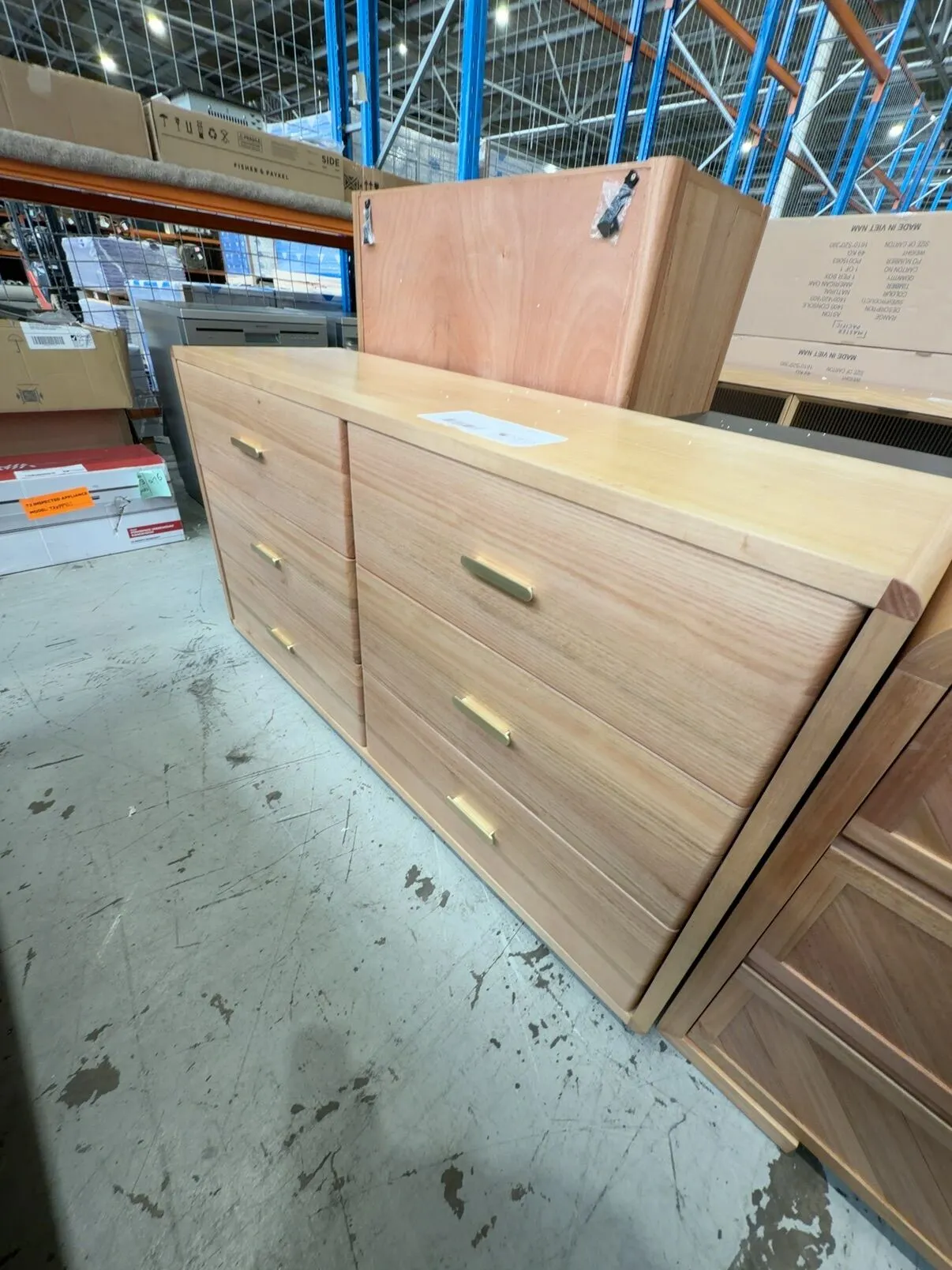 EX DISPLAY MILA DRESSER, MESSMATE TIMBER, SOLD AS IS EX DISPLAY MILA DRESSER, MESSMATE TIMBER, SOLD AS IS