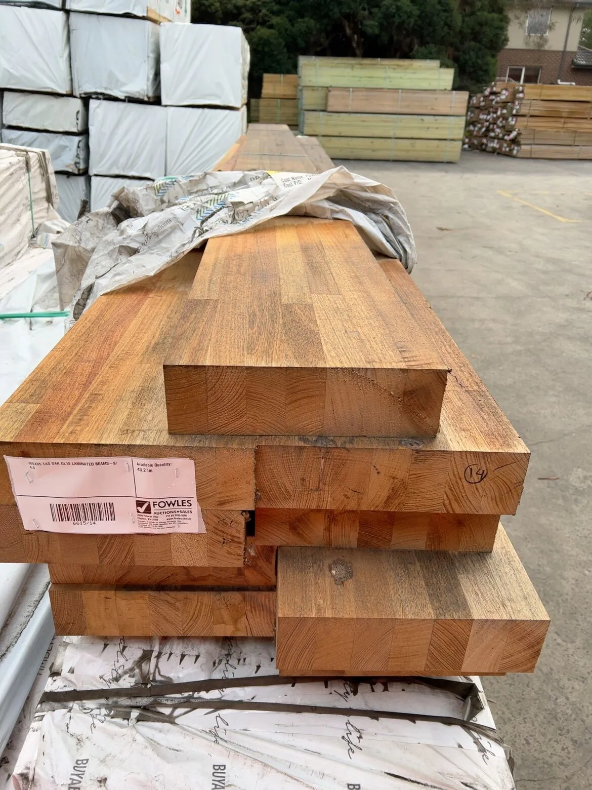 300X85 TAS OAK GL18 LAMINATED BEAMS-9/4.8 300X85 TAS OAK GL18 LAMINATED BEAMS-9/4.8