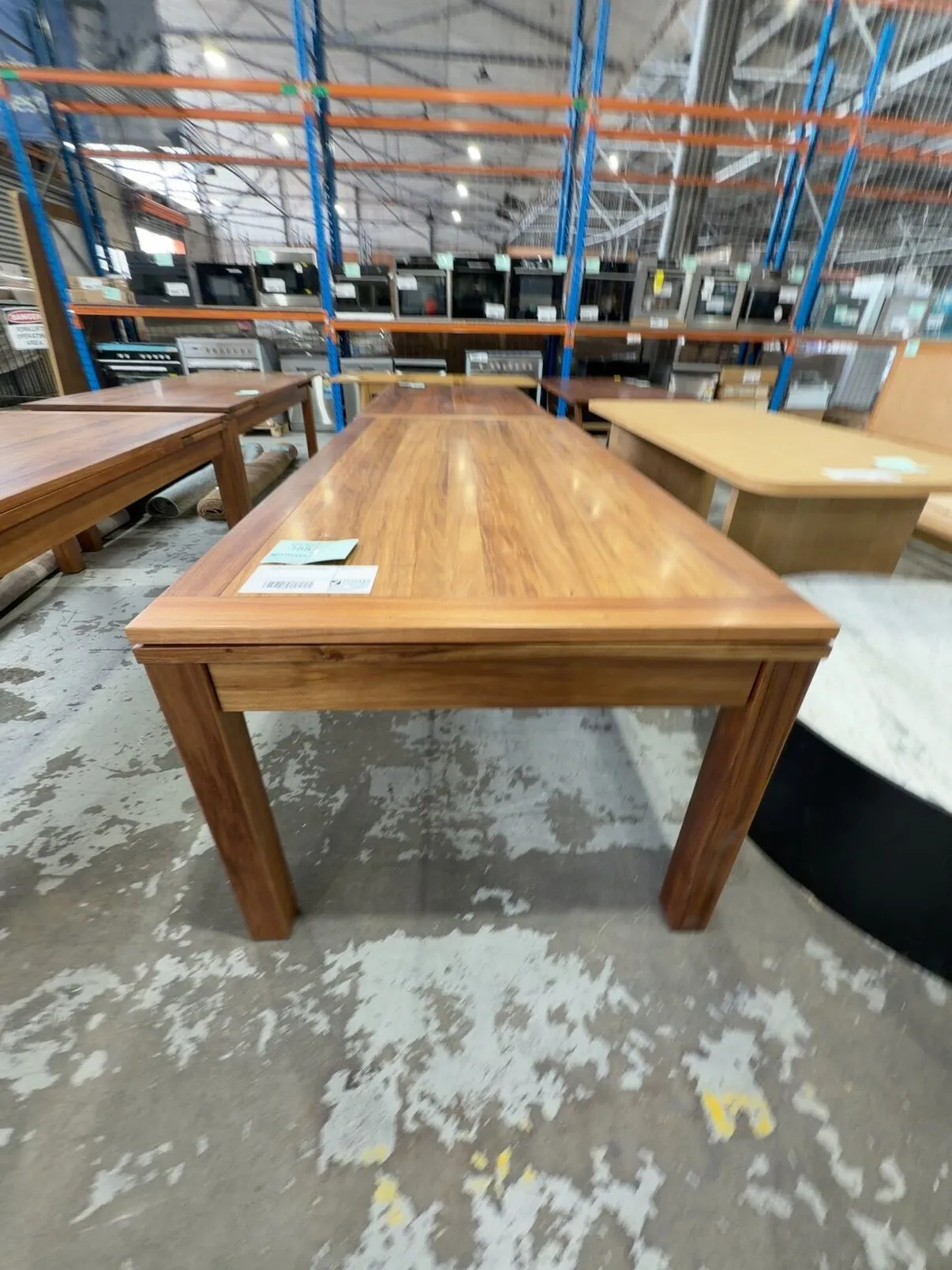 EX DISPLAY KALLISTA BLACKWOOD 2050MM - 3050MM EXTENSION DINING TABLE, SOLD AS IS EX DISPLAY KALLISTA BLACKWOOD 2050MM - 3050MM EXTENSION DINING TABLE, SOLD AS IS
