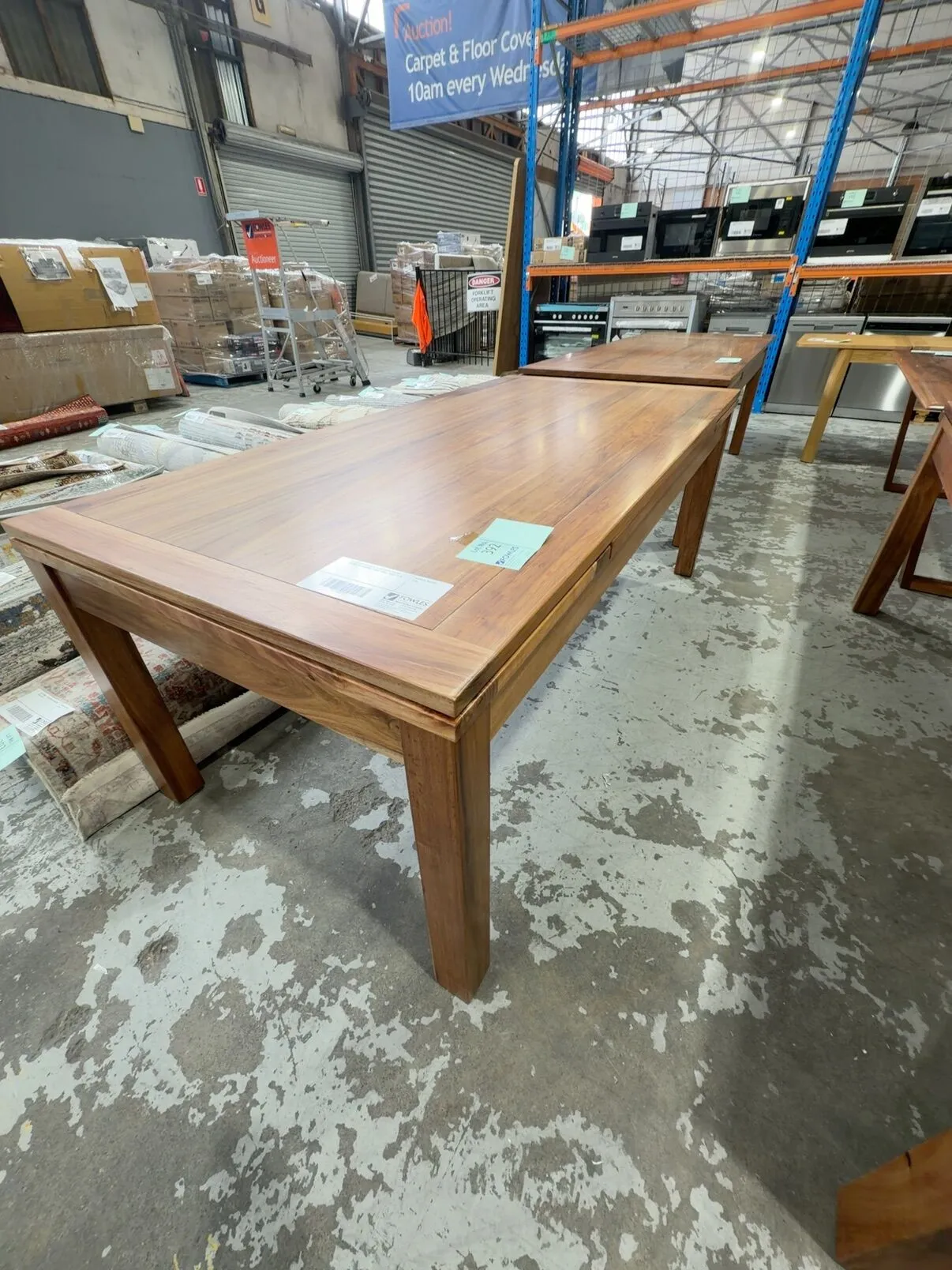 EX DISPLAY KALLISTA BLACKWOOD 2050MM - 3050MM EXTENSION DINING TABLE, SOLD AS IS EX DISPLAY KALLISTA BLACKWOOD 2050MM - 3050MM EXTENSION DINING TABLE, SOLD AS IS