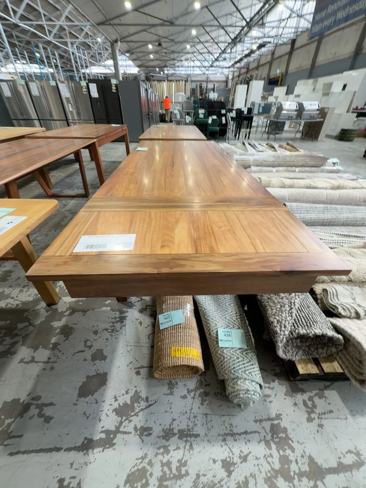 EX DISPLAY KALLISTA BLACKWOOD 2050MM - 3050MM EXTENSION DINING TABLE, SOLD AS IS EX DISPLAY KALLISTA BLACKWOOD 2050MM - 3050MM EXTENSION DINING TABLE, SOLD AS IS