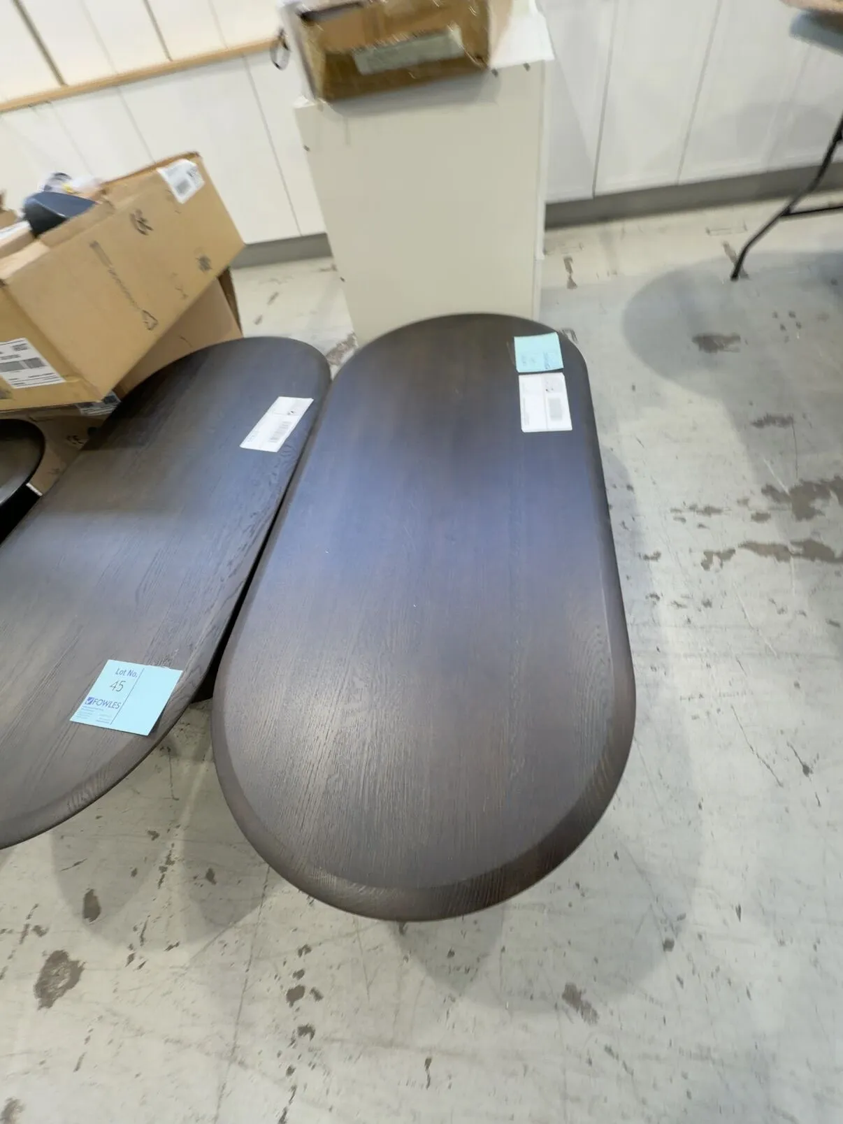 EX DISPLAY CLAIRE JAPAN BLACK OAK COFFEE TABLE, SOLD AS IS EX DISPLAY CLAIRE JAPAN BLACK OAK COFFEE TABLE, SOLD AS IS