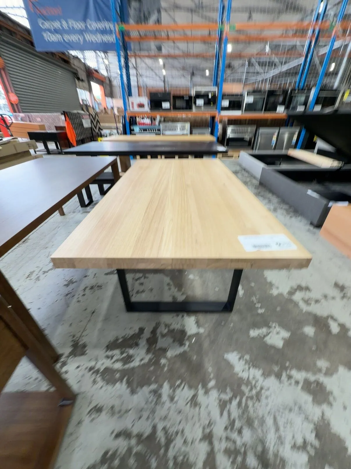 NEW DISCONTINUED FURNITURE - PANAMA 1800MM MESSMATE DINING TABLE NEW DISCONTINUED FURNITURE - PANAMA 1800MM MESSMATE DINING TABLE