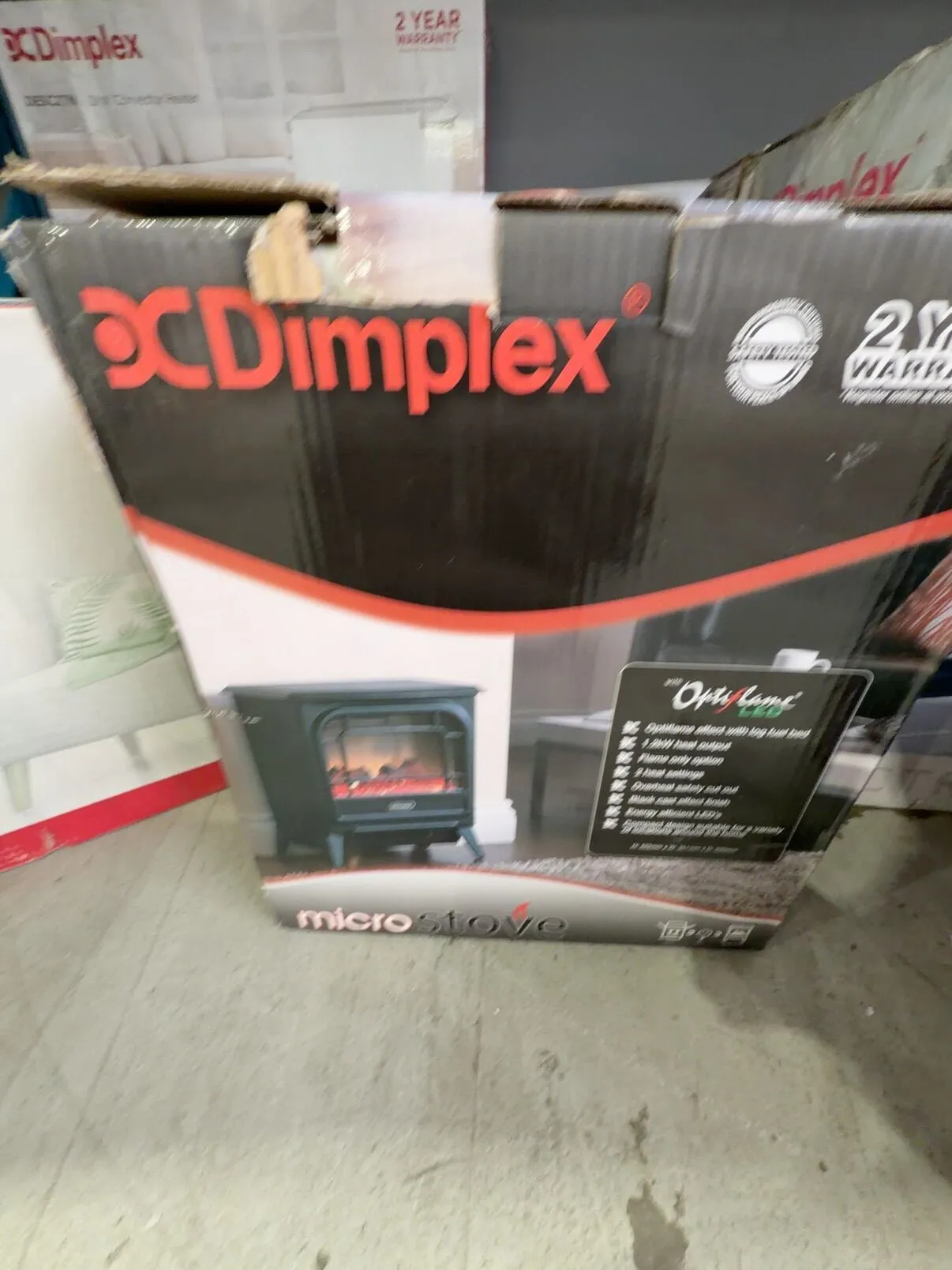 DIMPLEX MICROSTOVE HEATER, MCFSTV12A, 1.2KW 3 MONTH WARRANTY DIMPLEX MICROSTOVE HEATER, MCFSTV12A, 1.2KW 3 MONTH WARRANTY