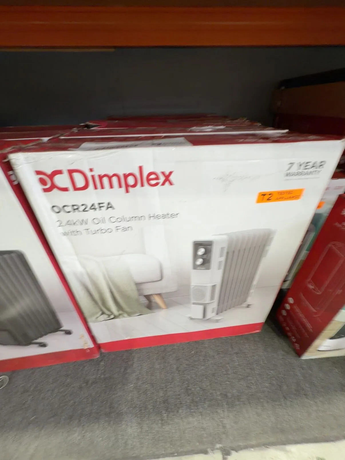 EX DISPLAY DIMPLEX OCR24FA OIL COLUMN HEATER 2.4KW WITH TURBO FAN, 3 MONTH WARRANTY EX DISPLAY DIMPLEX OCR24FA OIL COLUMN HEATER 2.4KW WITH TURBO FAN, 3 MONTH WARRANTY