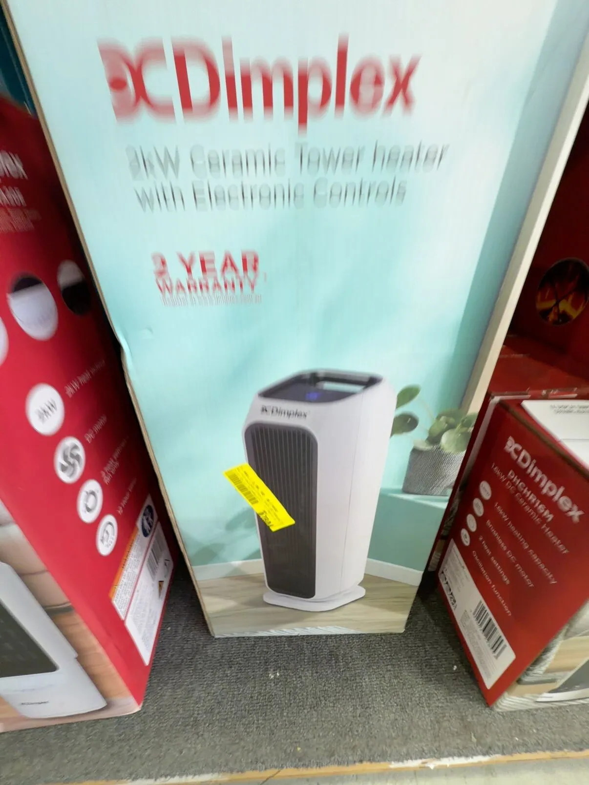 EX DISPLAY DIMPLEX DHCH20E CERAMIC TOWER 2KW HEATER, 3 MONTH WARRANTY EX DISPLAY DIMPLEX DHCH20E CERAMIC TOWER 2KW HEATER, 3 MONTH WARRANTY