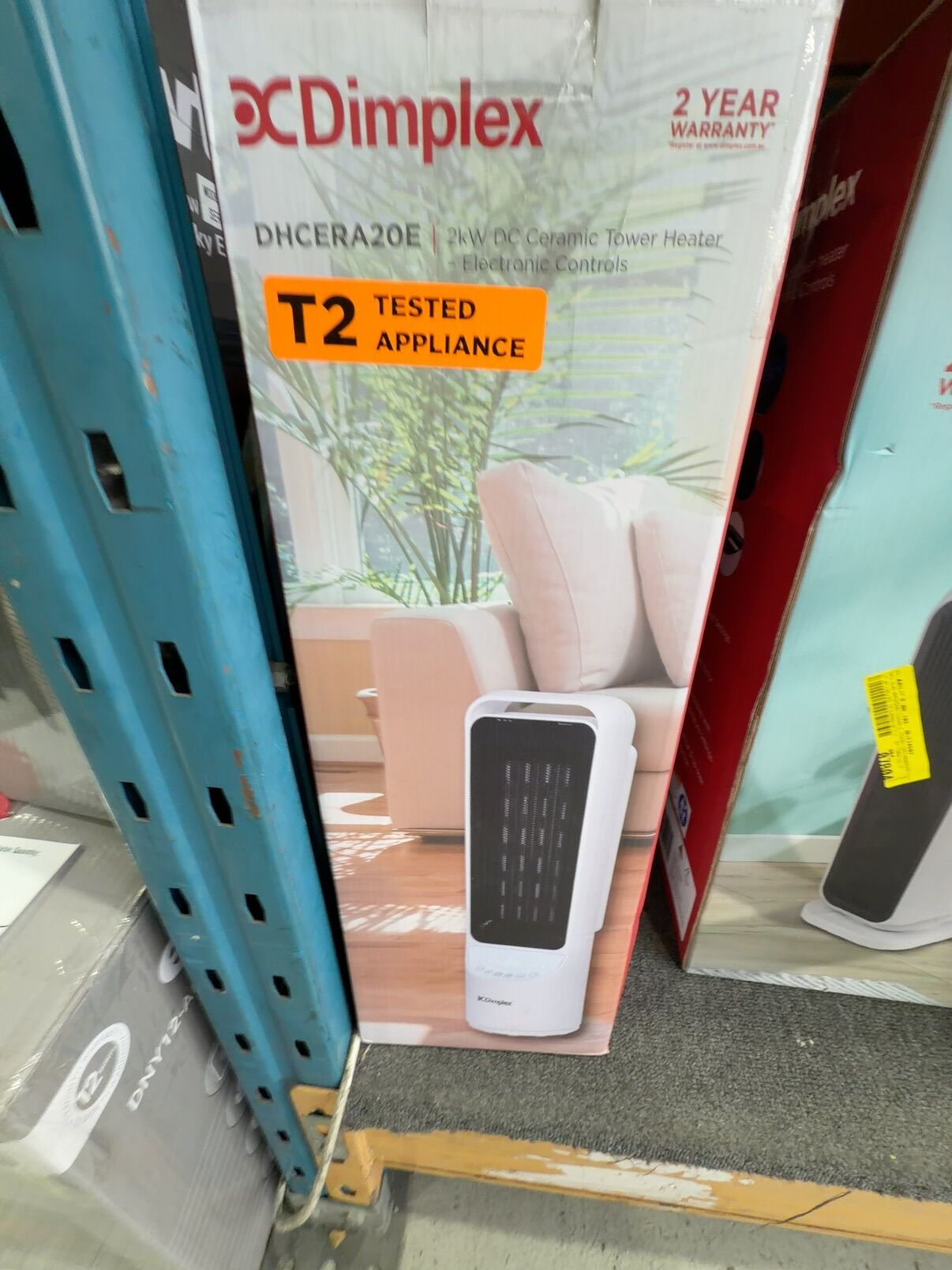EX DISPLAY DIMPLEX DHCERA20E, 2KW TALL CERAMIC HEATER 3 MONTH WARRANTY EX DISPLAY DIMPLEX DHCERA20E, 2KW TALL CERAMIC HEATER 3 MONTH WARRANTY