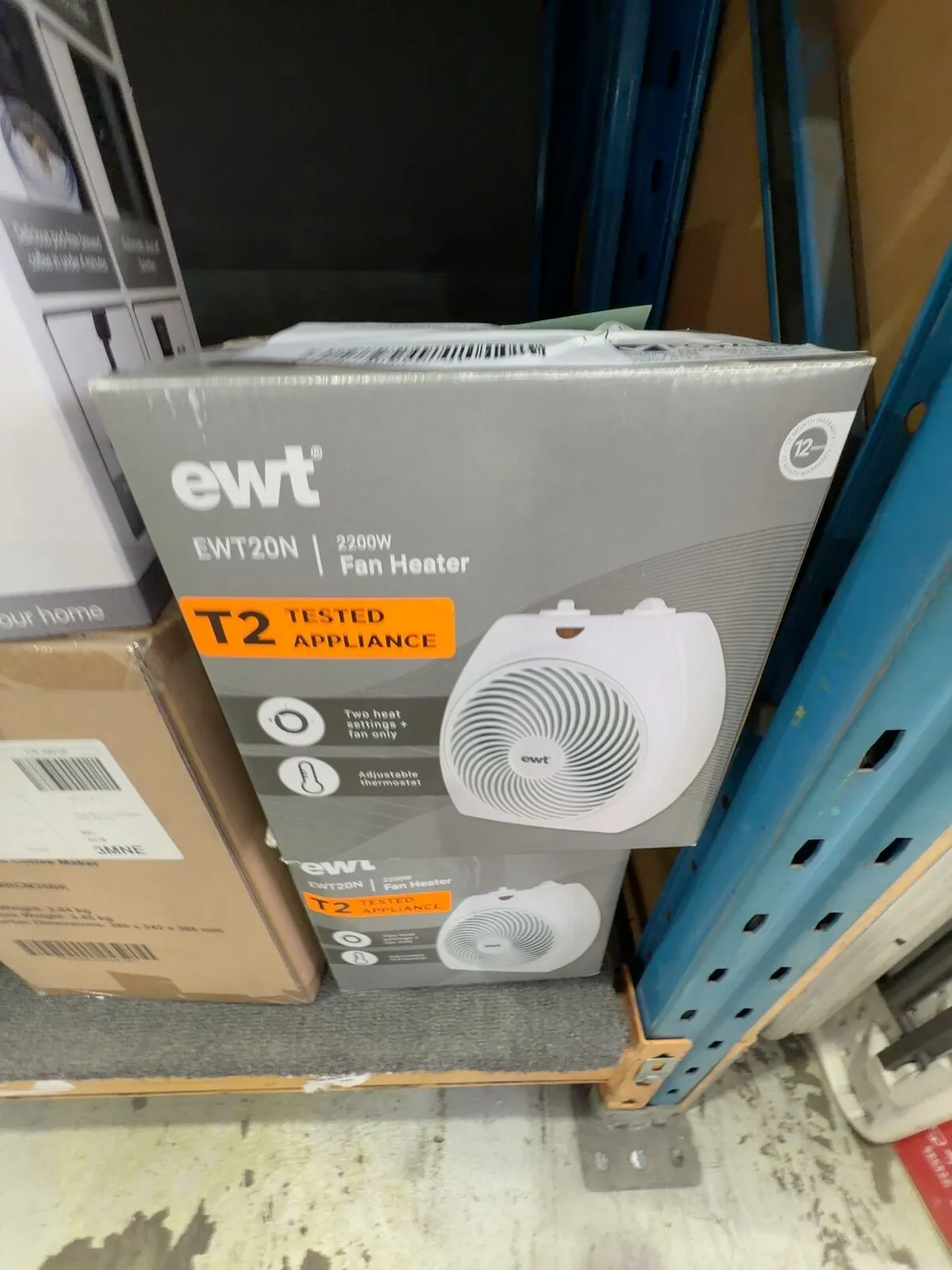 EX DISPLAY DIMPLEX EWT 2.2KW FAN HEATER, EWT20N, 3 MONTH WARRANTY EX DISPLAY DIMPLEX EWT 2.2KW FAN HEATER, EWT20N, 3 MONTH WARRANTY