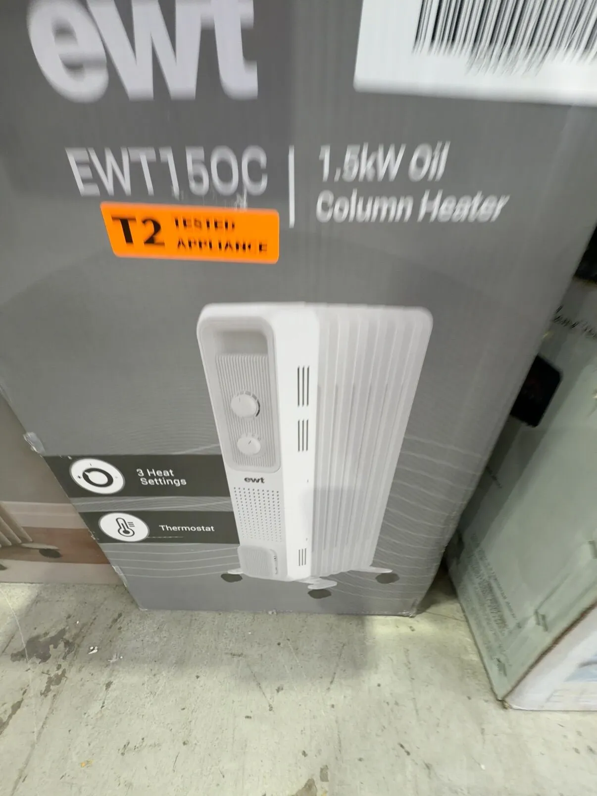 EX DISPLAY DIMPLEX EWT 1.5KW OIL COLUMN HEATER EWT15OC, 3 MONTH WARRANTY EX DISPLAY DIMPLEX EWT 1.5KW OIL COLUMN HEATER EWT15OC, 3 MONTH WARRANTY