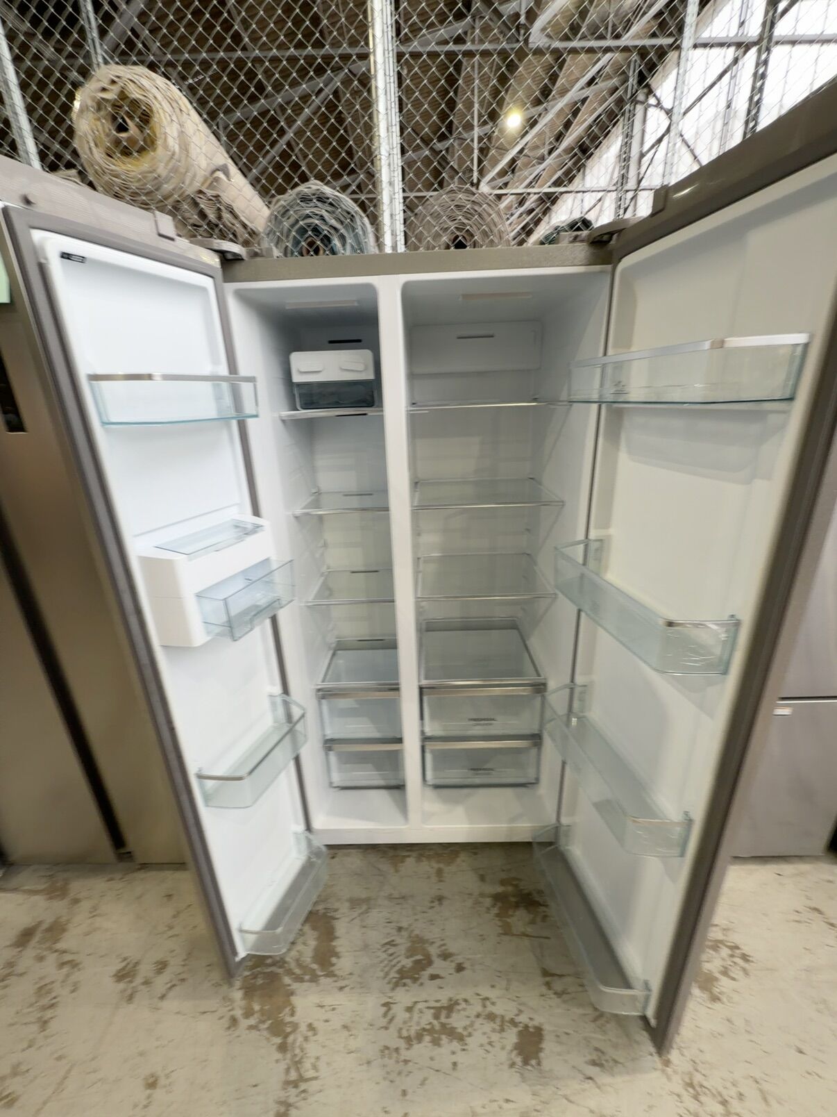 WESTINGHOUSE WSE6630SA SIDE BY SIDE FRIDGE S/STEEL, 624 LITRE, FRESHSEAL CRISPERS, QUICK FREEZE, QUICK CHILL FUNCTION, DUAL ICEMAKERS SPILLSAFE SHELVES, 12 MONTH WARRANTY RRP$1699 WESTINGHOUSE WSE6630SA SIDE BY SIDE FRIDGE S/STEEL, 624 LITRE, FRESHSEAL CRISPERS, QUICK FREEZE, QUICK CHILL FUNCTION, DUAL ICEMAKERS SPILLSAFE SHELVES, 12 MONTH WARRANTY RRP$1699