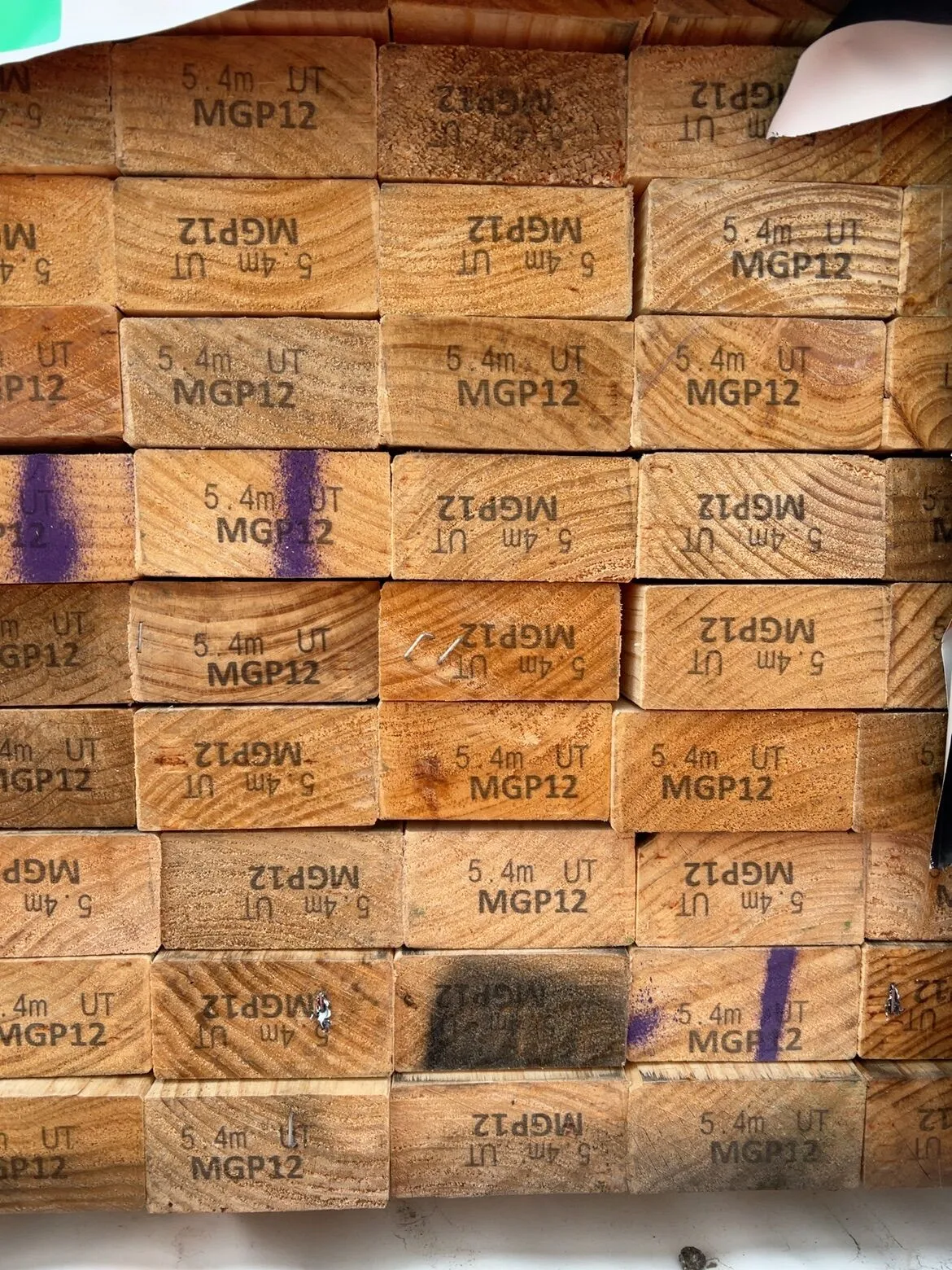 90X45 MGP12 PINE-112/5.4 (THIS PACK IS AGED STOCK AND SOLD AS IS) 90X45 MGP12 PINE-112/5.4 (THIS PACK IS AGED STOCK AND SOLD AS IS)