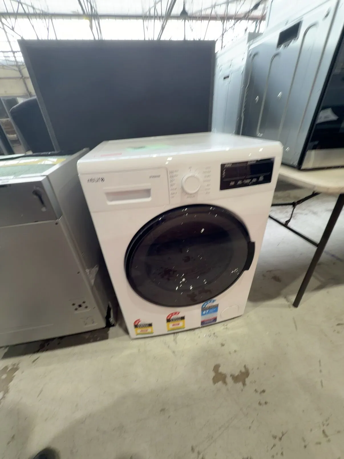 EX DISPLAY EURO COMBINATION WASHER 8KG/DRYER 4.5KG, EFWD845W, TOUCH CONTROL, WITH 3 MONTH WARRANTY EX DISPLAY EURO COMBINATION WASHER 8KG/DRYER 4.5KG, EFWD845W, TOUCH CONTROL, WITH 3 MONTH WARRANTY