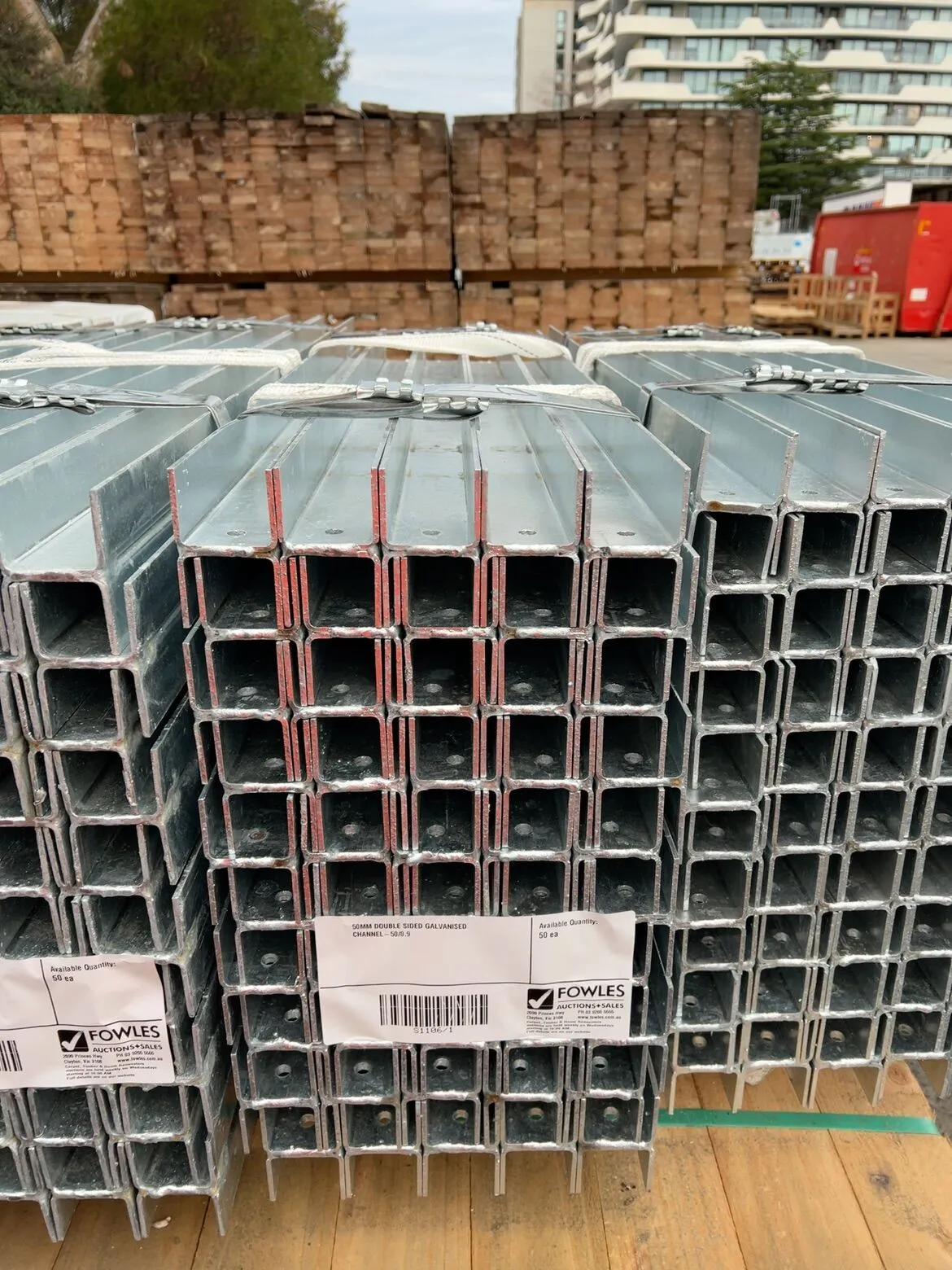 50MM DOUBLE SIDED GALVANISED CHANNEL-50/0.9 50MM DOUBLE SIDED GALVANISED CHANNEL-50/0.9