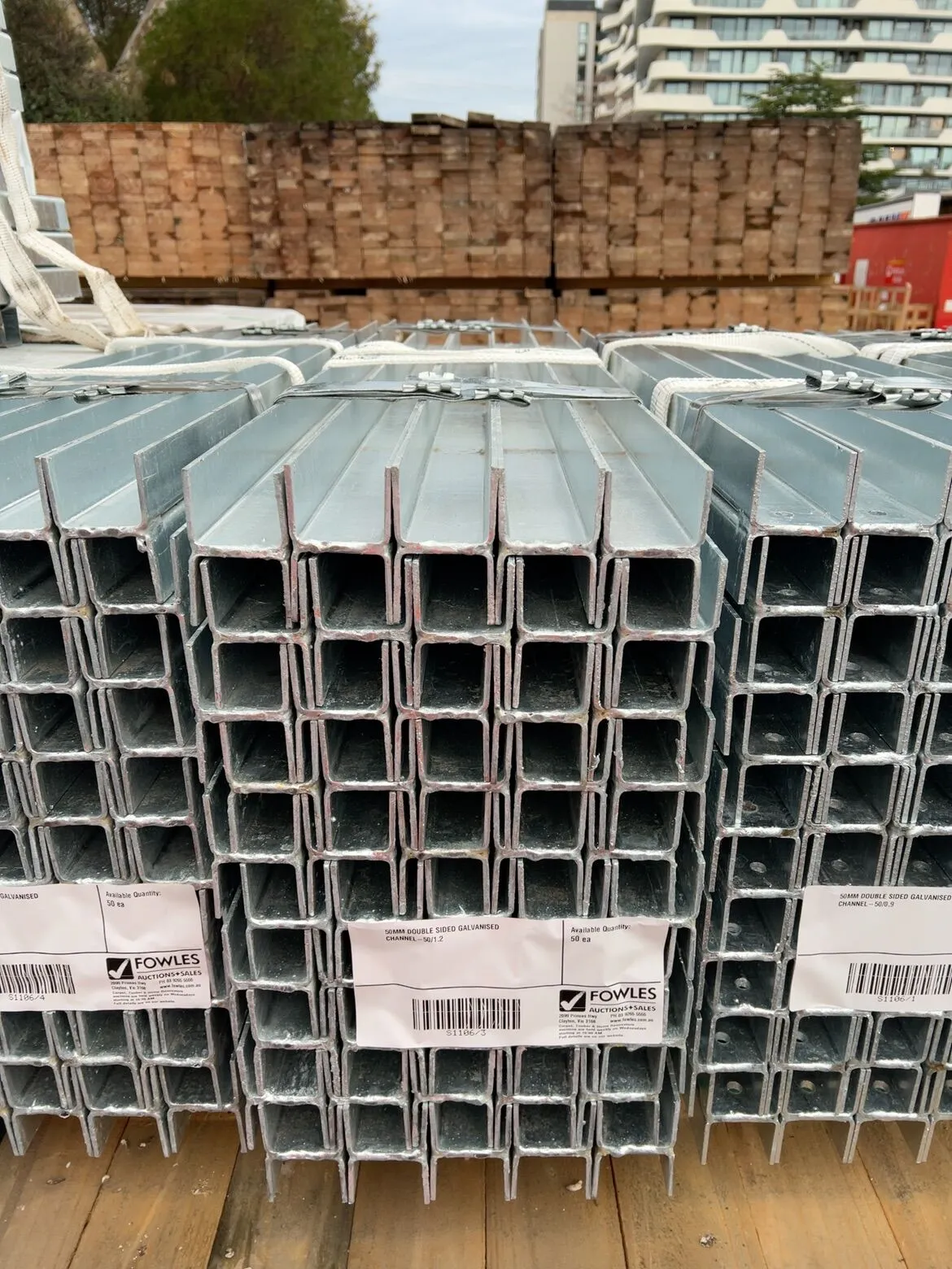 50MM DOUBLE SIDED GALVANISED CHANNEL-50/1.2 50MM DOUBLE SIDED GALVANISED CHANNEL-50/1.2