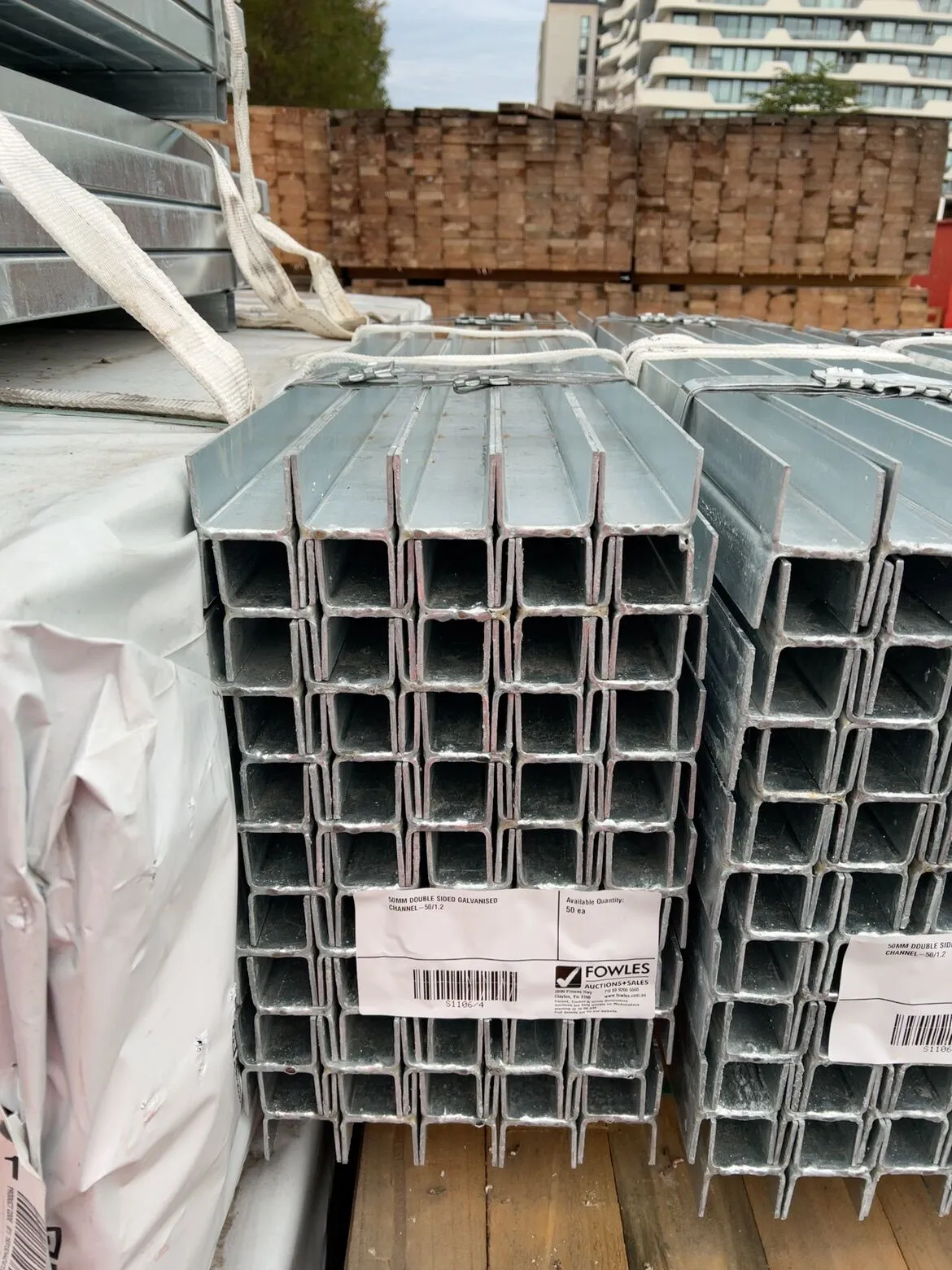 50MM DOUBLE SIDED GALVANISED CHANNEL-50/1.2 50MM DOUBLE SIDED GALVANISED CHANNEL-50/1.2