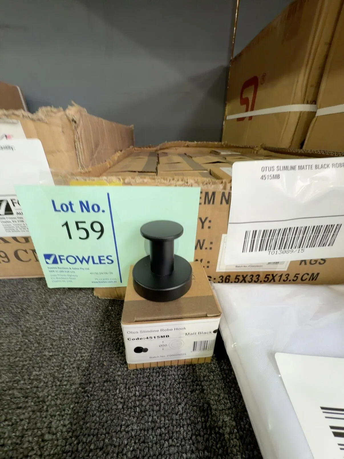 OTUS SLIMLINE MATTE BLACK ROBE HOOK 4515MB OTUS SLIMLINE MATTE BLACK ROBE HOOK 4515MB