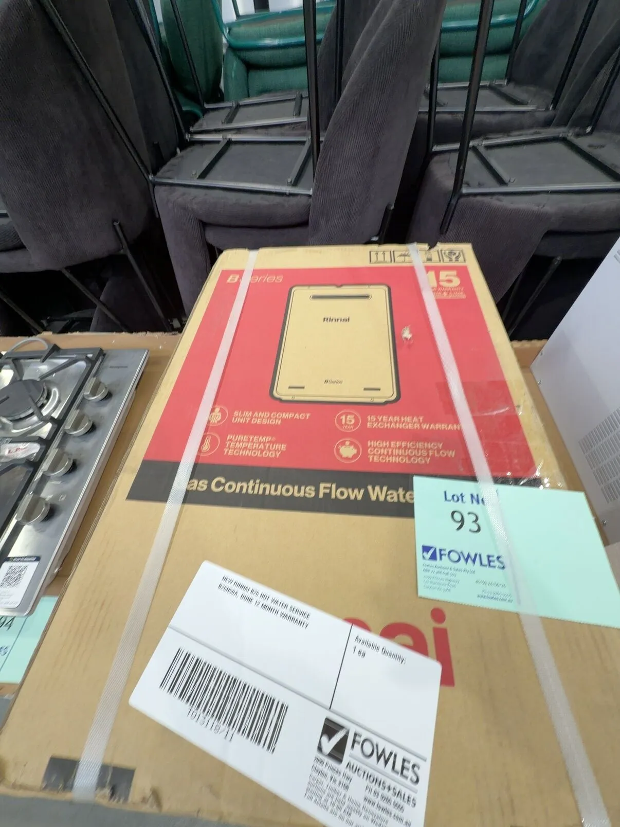 NEW RINNAI B26 HOT WATER SERVICE B26N50A, DUNE 12 MONTH WARRANTY NEW RINNAI B26 HOT WATER SERVICE B26N50A, DUNE 12 MONTH WARRANTY