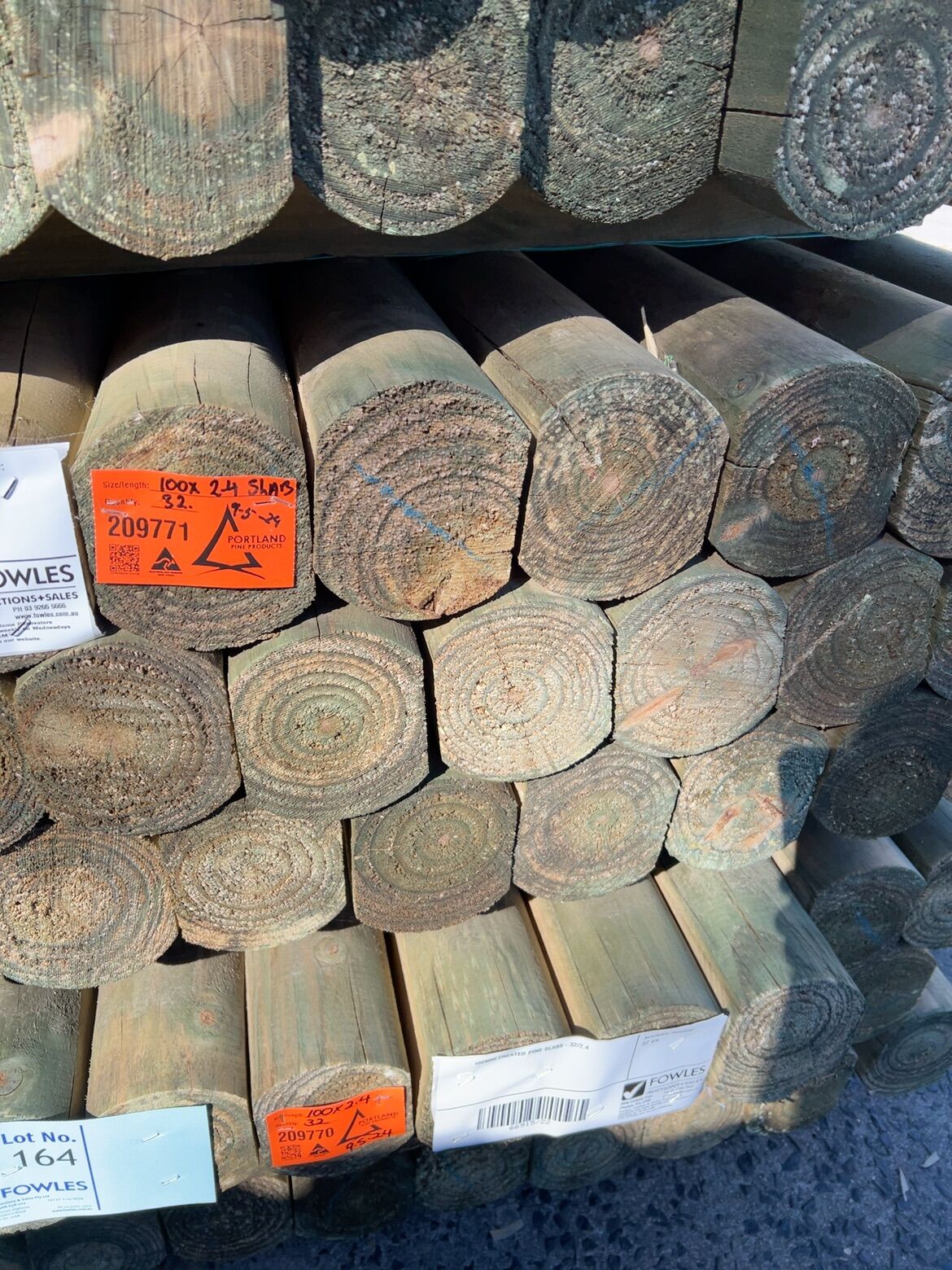 100MM TREATED PINE SLABS-32/2.4 100MM TREATED PINE SLABS-32/2.4