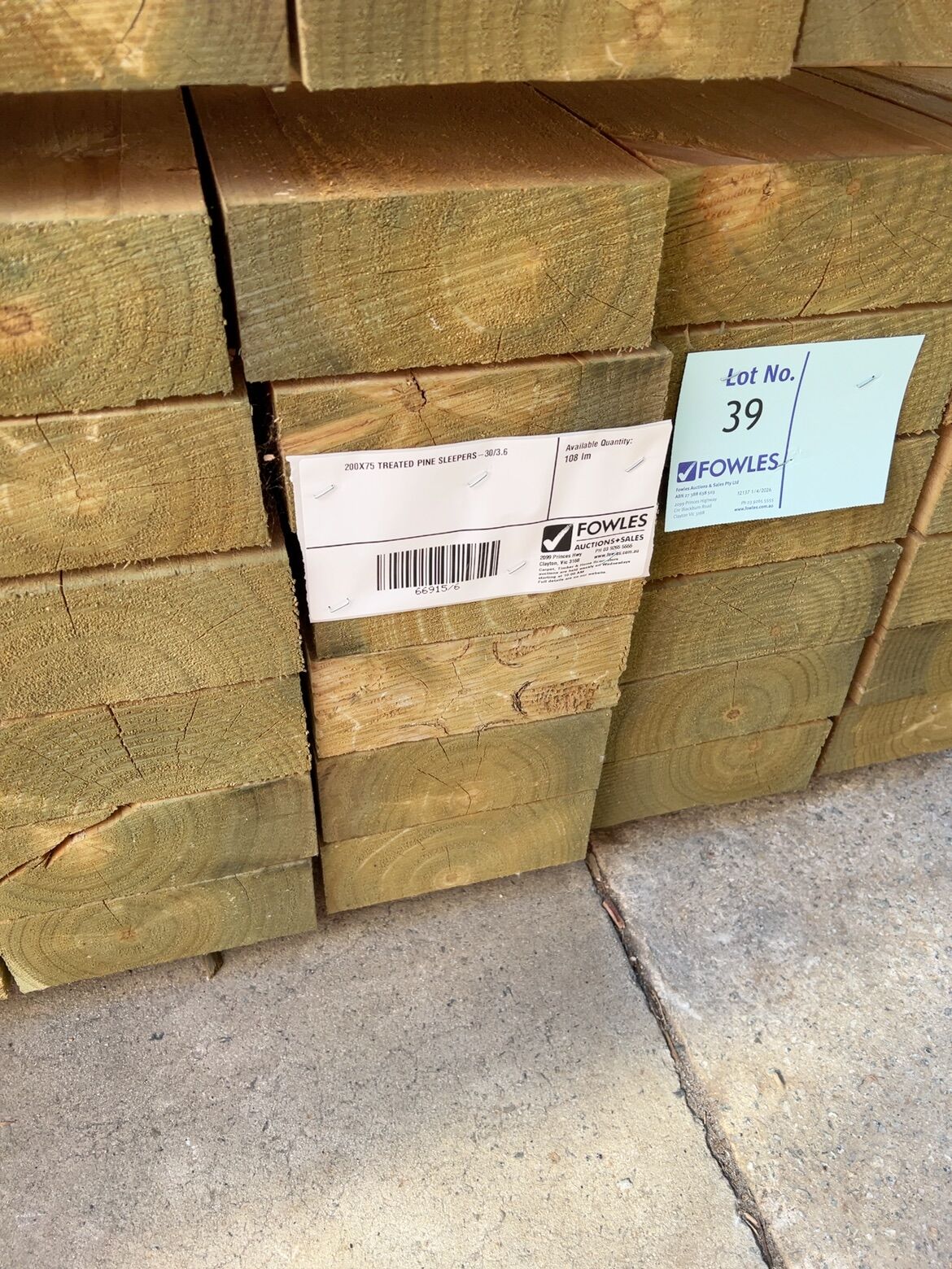 200X75 TREATED PINE SLEEPERS-30/3.6 200X75 TREATED PINE SLEEPERS-30/3.6
