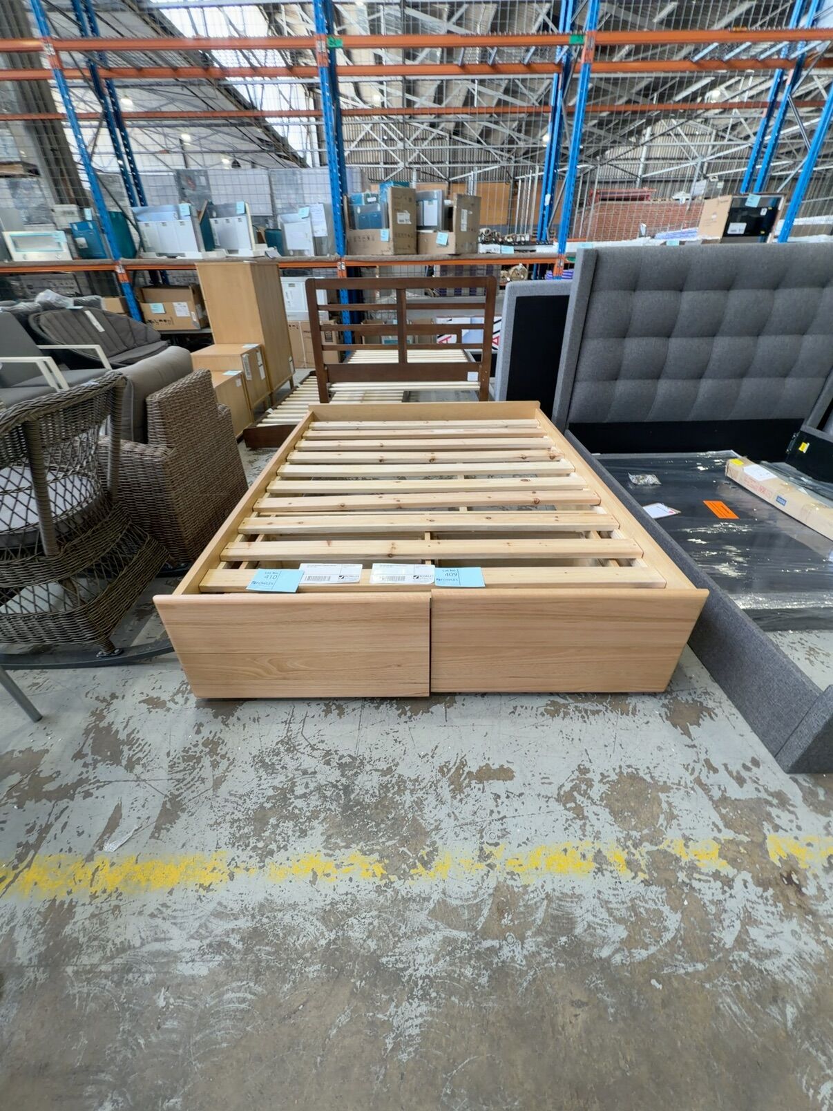 NEW EDEN MESSMATE 2 DRAWER DOUBLE SIZE BED BASE ONLY NEW EDEN MESSMATE 2 DRAWER DOUBLE SIZE BED BASE ONLY