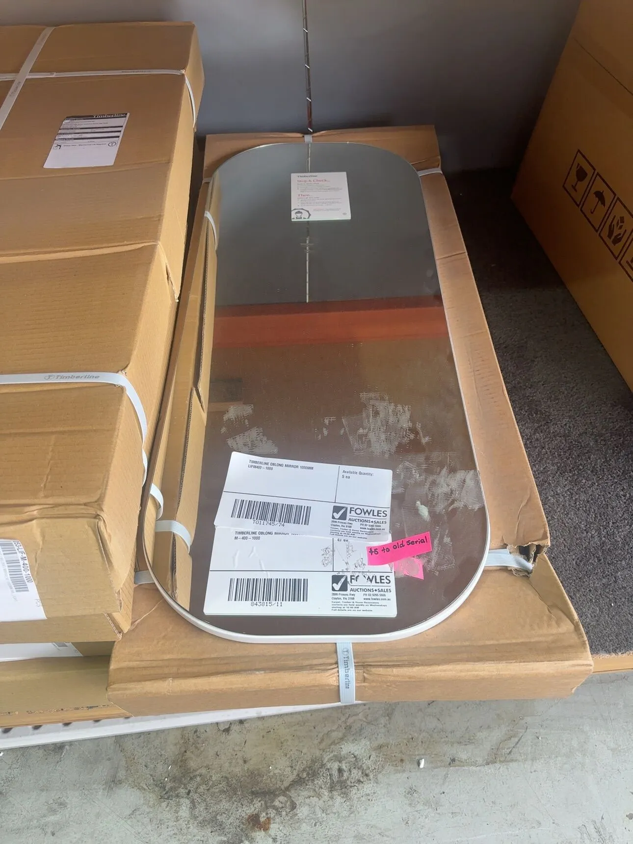 TIMBERLINE OBLONG MIRROR 1000MM LIFM400-1000 TIMBERLINE OBLONG MIRROR 1000MM LIFM400-1000