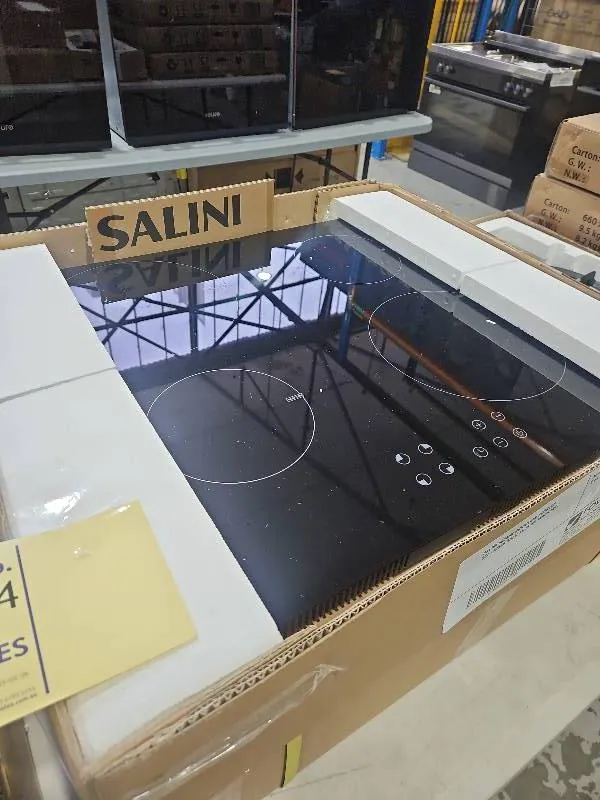 SALINI 600MM INDUCTION COOKTOP, SCI-4052B SOLD AS IS NO WARRANTY SALINI 600MM INDUCTION COOKTOP, SCI-4052B SOLD AS IS NO WARRANTY