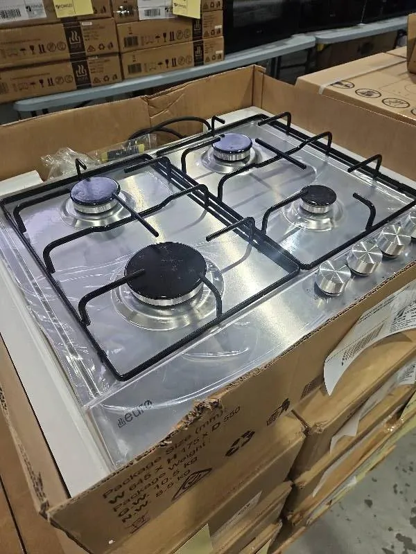 EX DEMO EURO S/STEEL ECT600GS 600MM GAS COOKTOP WITH 3 MONTH WARRANTY EX DEMO EURO S/STEEL ECT600GS 600MM GAS COOKTOP WITH 3 MONTH WARRANTY