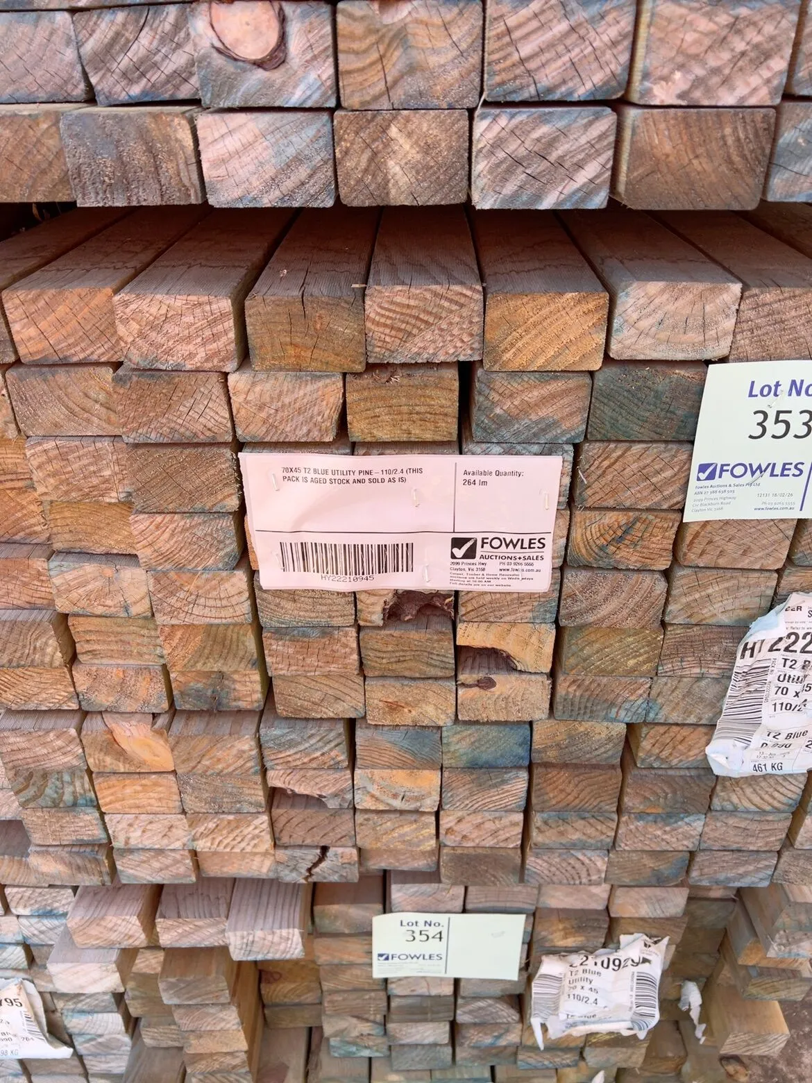 70X45 T2 BLUE UTILITY PINE-110/2.4 (THIS PACK IS AGED STOCK AND SOLD AS IS) 70X45 T2 BLUE UTILITY PINE-110/2.4 (THIS PACK IS AGED STOCK AND SOLD AS IS)