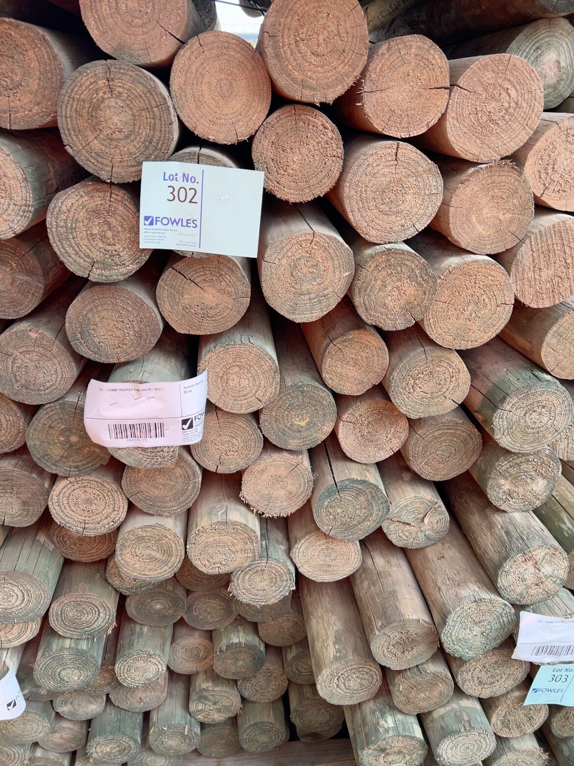 100-125MM TREATED PINE POLES-50/2.1 100-125MM TREATED PINE POLES-50/2.1