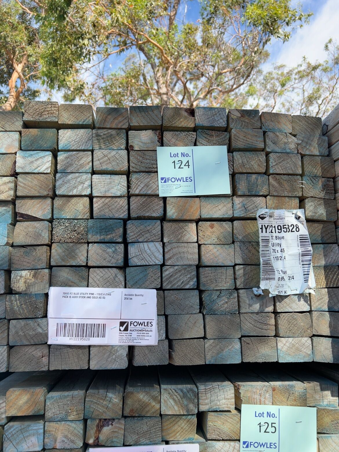 70X45 T2 BLUE UTILITY PINE-110/2.4 (THIS PACK IS AGED STOCK AND SOLD AS IS) 70X45 T2 BLUE UTILITY PINE-110/2.4 (THIS PACK IS AGED STOCK AND SOLD AS IS)