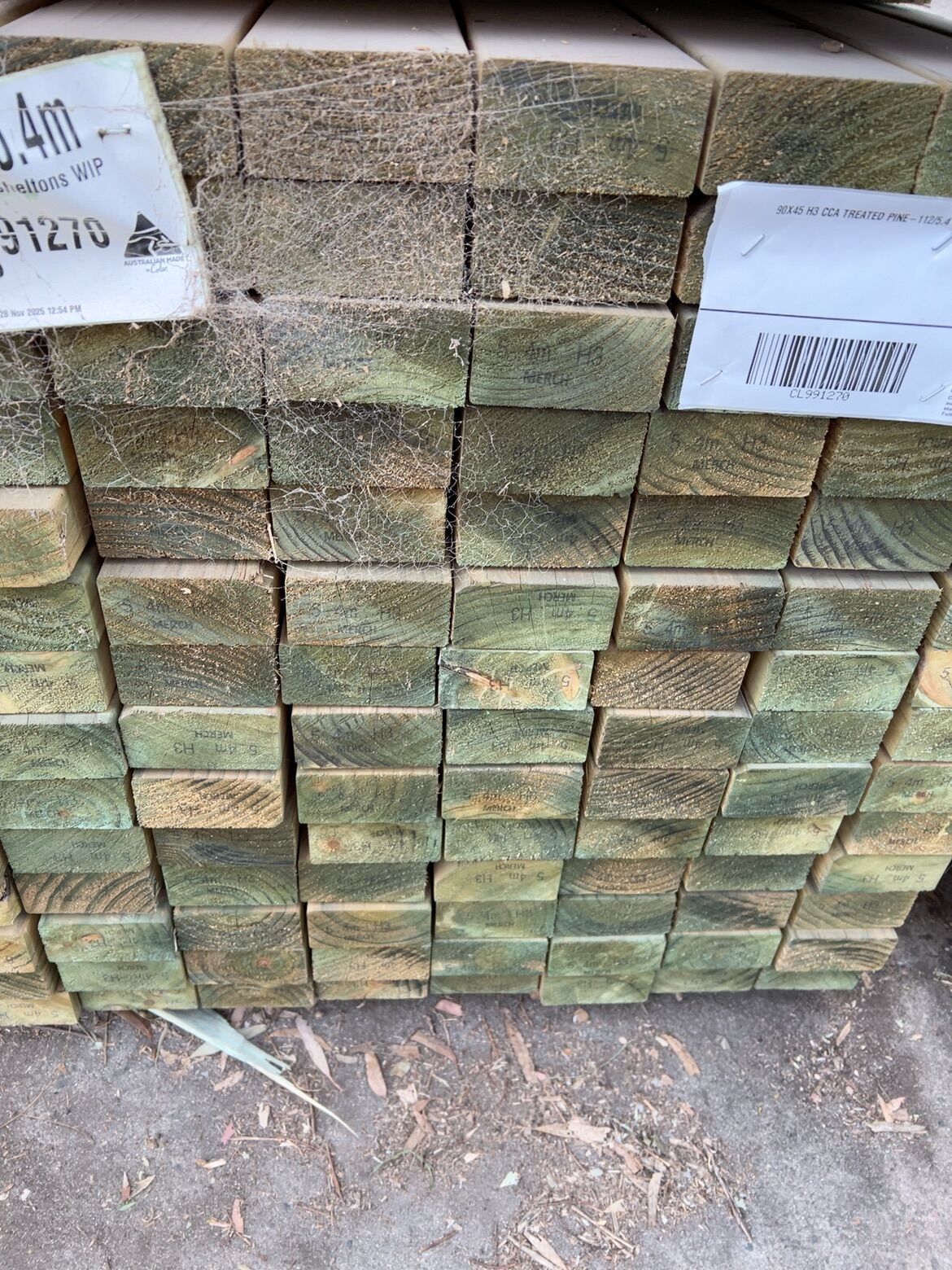 90X45 H3 CCA TREATED PINE-112/5.4 90X45 H3 CCA TREATED PINE-112/5.4