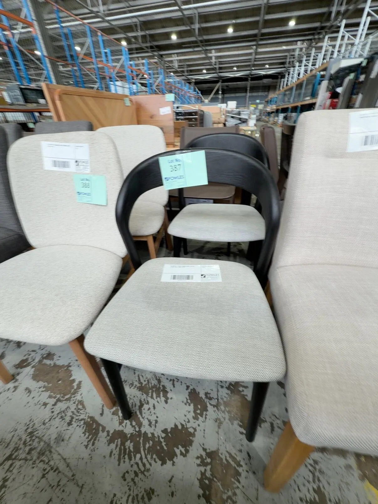 EX DISPLAY TEMPO DINING CHAIR, BLACK, FABRIC SEAT, SOLD AS IS EX DISPLAY TEMPO DINING CHAIR, BLACK, FABRIC SEAT, SOLD AS IS