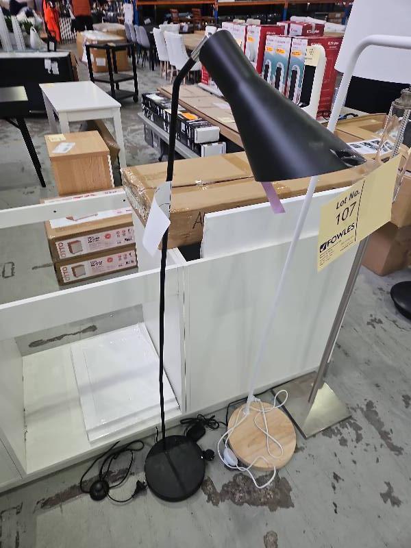 EX DISPLAY HOME STAGING FURNITURE - FLOOR LAMP, SOLD AS IS