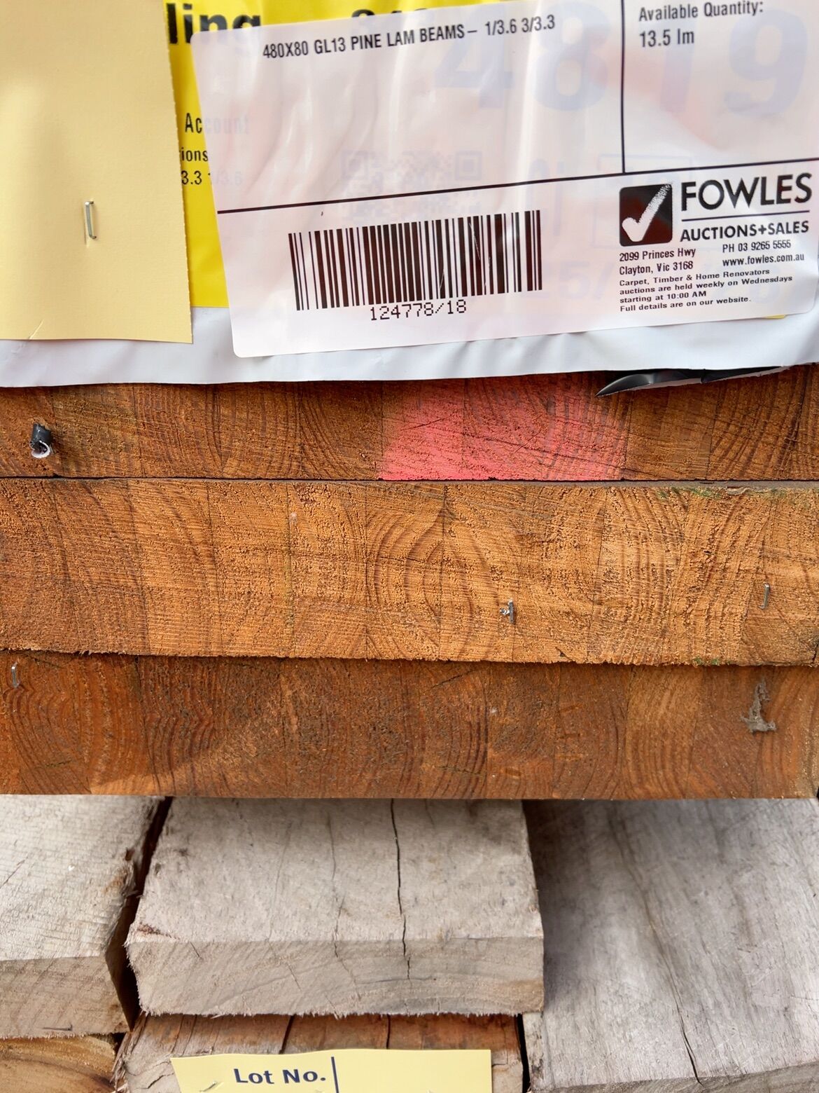 480X80 GL13 PINE LAM BEAMS- 1/3.6 3/3.3 480X80 GL13 PINE LAM BEAMS- 1/3.6 3/3.3