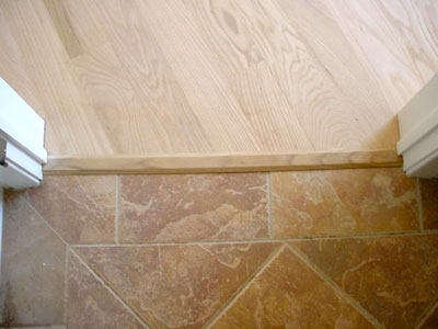 Smooth Tile Floor Transitions Timber, Transition Strip Wood To Tile
