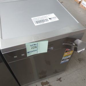 ***DAMAGED DISHWASHER*** SOLD AS IS*** NEW KLEENMAID S/STEEL DISHWASHER 600MM FREESTANDING, WITH ELECTRONIC CONTROLS 6 WASH PROGRAMS, RESIDUAL HEAT DRYING 2.5 STAR ENERGY/4.5 STAR WATER, 12 PLACE SETTINGS RRP$999 **SOLD AS IS NO WARRANTY**