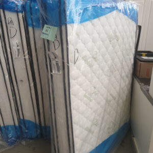 DOUBLE MATTRESS - SLIGHT TEAR IN MATERIAL ON SIDE, SOLD AS IS
