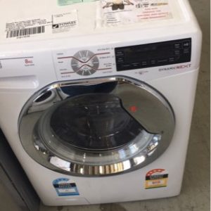 HOOVER 8KG FRONT LOAD WASHING MACHINE MODEL DXT58H WITH 4.5 STAR WATER & ENERGY RATING SKU 340010315 12 MONTH LIMITED WARRANTY - WITHIN 40KLM OF MELBOURNE CBD