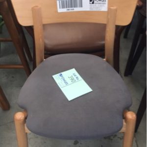 EX DISPLAY - LIGHT TIMBER CHAIR SOLD AS IS
