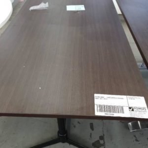 SECOND HAND - DARK LAMINATE FOLDING TABLE SOLD AS IS