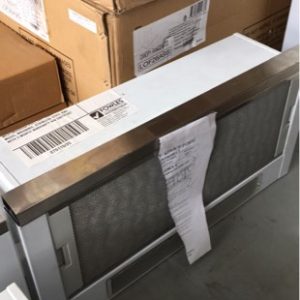WESTINGHOUSE PULL OUT RANGE HOOD MODEL WRH608IS STAINLESS STEEL RAIL WITH 3 MONTH WARRANTY S/N C80701587